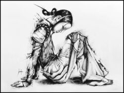 « Violetwoo » n°42<br>40x30cm